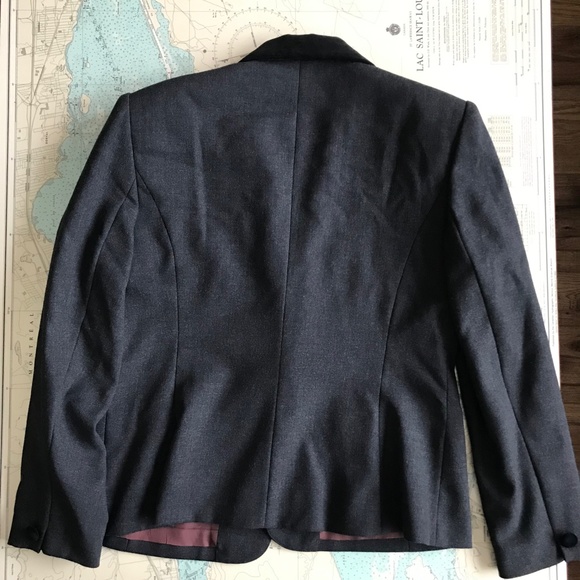 Vintage Rena Rowan for Saville Velvet Trimmed Blazer - Picture 7 of 8